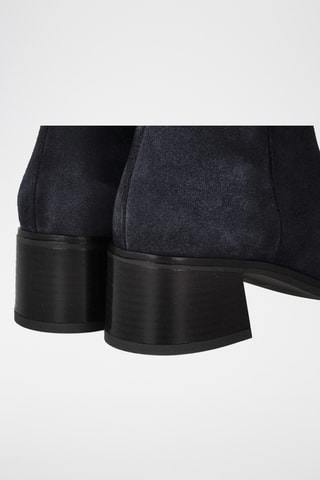 Bottines en nubuck Marvel - Bleu marine