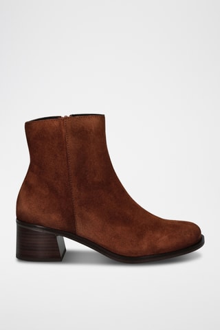 Bottines en nubuck Marvel - Marron
