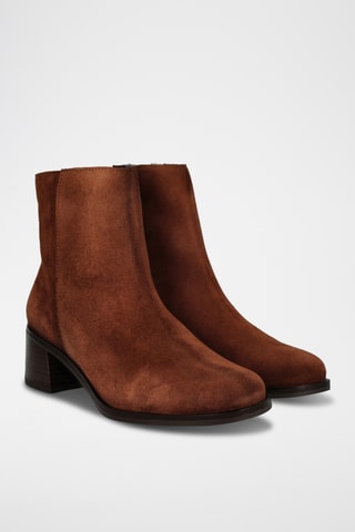 Bottines en nubuck Marvel - Marron