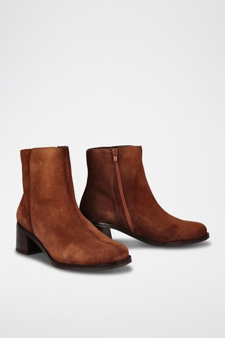 Bottines en nubuck Marvel - Marron