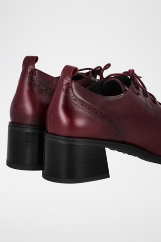 Richelieus en cuir Marvel - Bordeaux