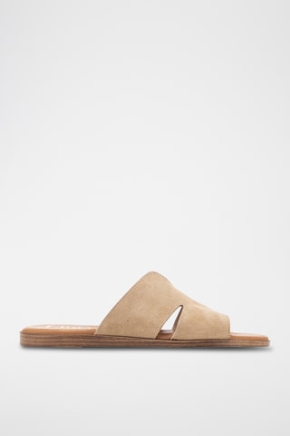Mules en nubuck Menorca - Beige