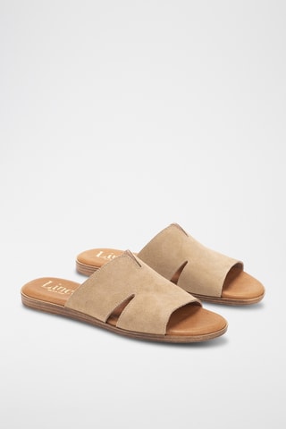Mules en nubuck Menorca - Beige