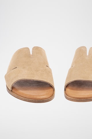 Mules en nubuck Menorca - Beige