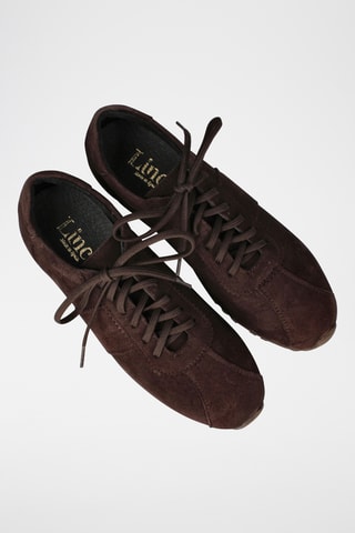 Baskets en nubuck Jade - Marron
