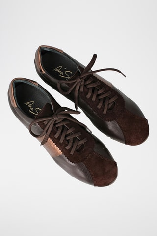 Baskets en cuir - Marron