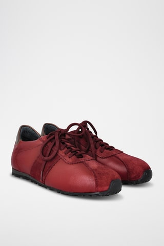 Baskets en cuir - Bordeaux