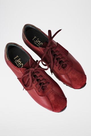 Baskets en cuir - Bordeaux