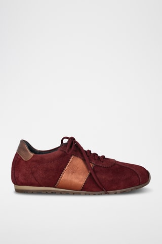 Baskets en nubuck Jade - Bordeaux