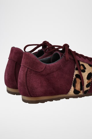 Baskets en nubuck Jade - Bordeaux