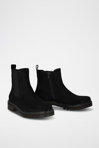Bottines en nubuck Luton - Noir