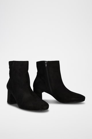 Bottines en nubuck Frida - Noir