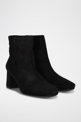 Bottines en nubuck Frida - Noir