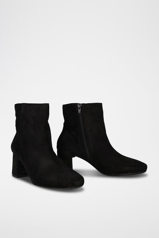 Bottines en nubuck Frida - Noir