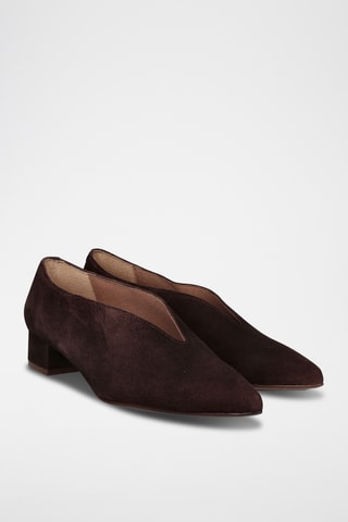 Escarpins en nubuck Doroty - Marron