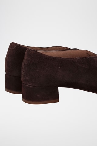 Escarpins en nubuck Doroty - Marron