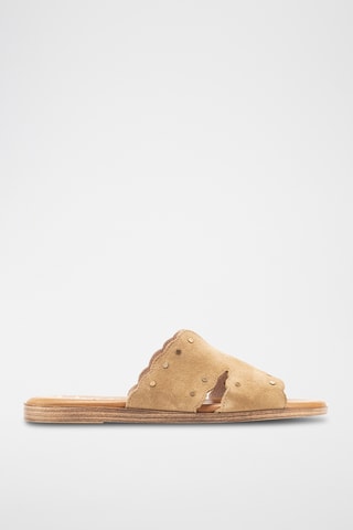 Mules en nubuck Menorca - Camel