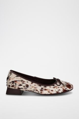 Ballerines en cuir Mariola - Marron