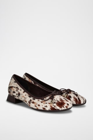 Ballerines en cuir Mariola - Marron