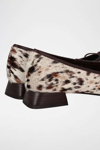 Ballerines en cuir Mariola - Marron