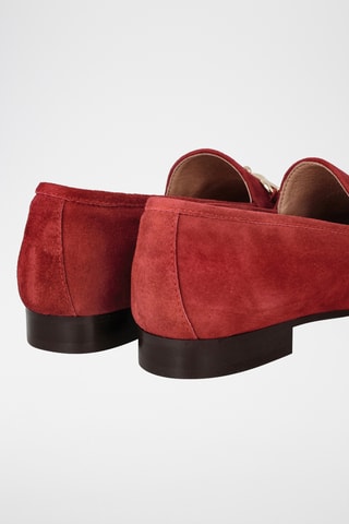 Mocassins en nubuck Castellar - Rouge