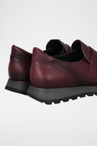 Mocassins en cuir Ventura - Bordeaux