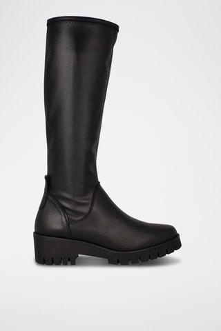 Bottes en cuir Isla - Noir