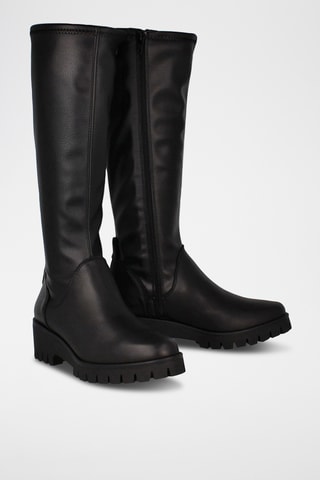 Bottes en cuir Isla - Noir