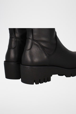 Bottes en cuir Isla - Noir