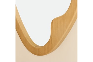 Espelho em madeira de sungkai - 56 x 4 x 150 cm - Natural