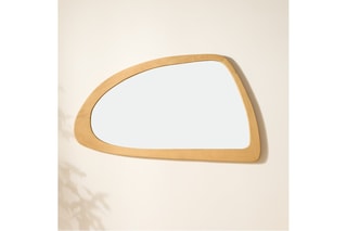 Espelho em madeira de Sungkai - 120 x 70 cm - Natural