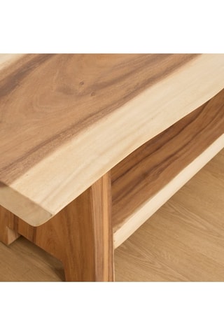 Móvel de TV em madeira de trembesi - 180 x 45,5 x 52 cm