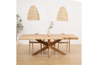 Mesa de jantar em madeira de Trembesi - 220 x 78 x 100 cm