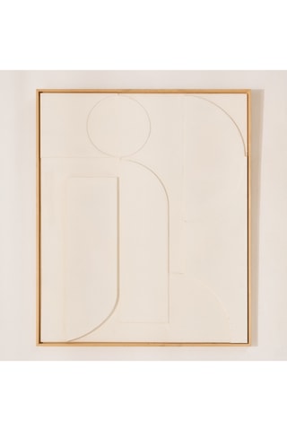 Quadro - 77 x 92 x 3 cm - Branco