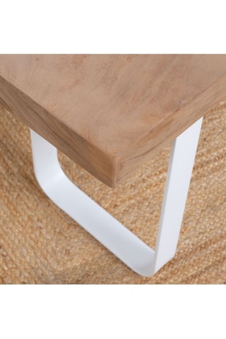 Banco em madeira de trembesi - 140 x 49 x 35 cm