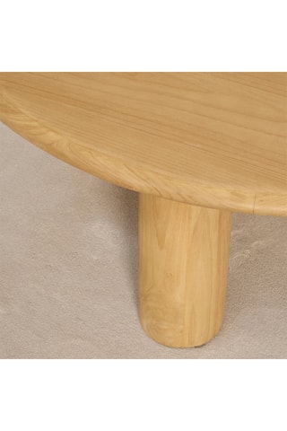 Mesa de centro em madeira de sungkai - 87 x 35 x 60 cm