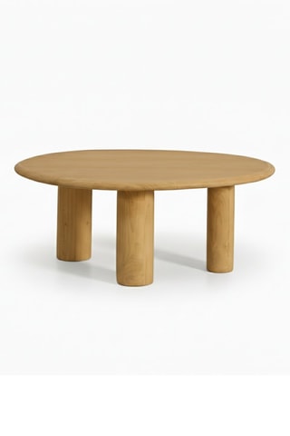 Mesa de centro em madeira de sungkai - 87 x 35 x 60 cm