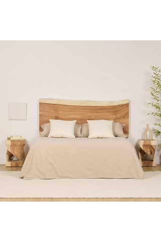 Mesa de apoio em madeira de trembesi - 30 x 45 x 30 cm