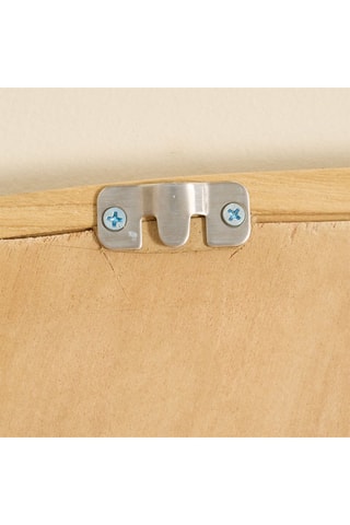 Espelho em madeira de sungkai maciça - 70 x 165 x 4 cm - Natural