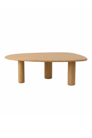 Mesa de centro em madeira de sungkai maciça - 120 x 41 x 70 cm