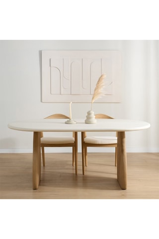 Mesa em madeira de Sungkai - 165 x 75 x 90 cm