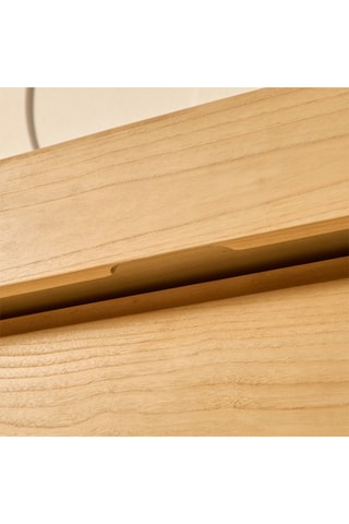 Aparador 1 porta em madeira de Sungkai - 145 x 80 x 42 cm