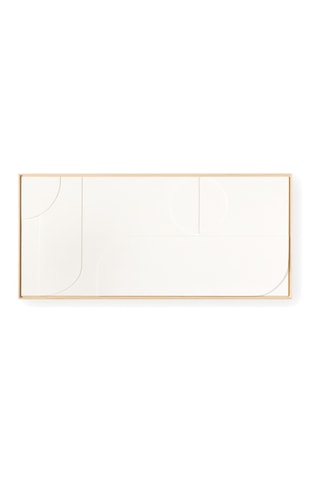 Cabeceira de cama de suspender em madeira de ayous - 105 x 74 x 3,5 cm