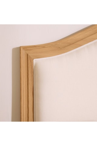 Cabeceira de cama em madeira de Sungkai - 145 x 130 x 3,5 cm