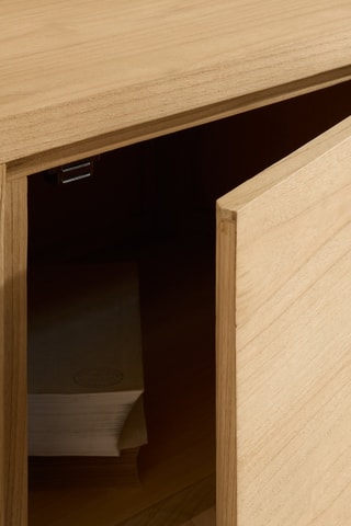 Móvel de TV 2 portas em madeira de sungkai - 180 x 45 x 47,5 cm