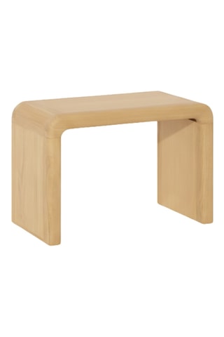 Mesa de apoio em madeira de sungkai - 60 x 35 x 40 cm