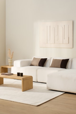 Mesa de centro em madeira de sungkai - 110 x 45 x 33 cm