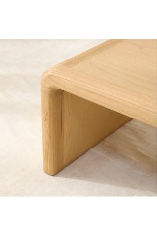 Mesa de centro em madeira de sungkai - 110 x 45 x 33 cm