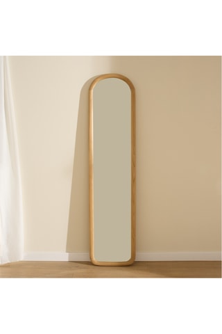 Espelho em madeira de sungkai - 166 x 4 x 40 cm