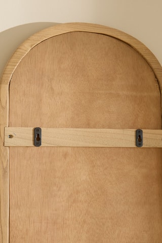 Espelho em madeira de sungkai - 166 x 4 x 40 cm